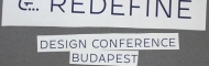 ReDefine: a conference on design in Budapest on October 2-3, 2014