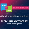 5 days left to apply for How to Web's Startup Spotlight competition